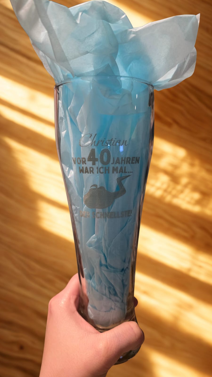 Personalisiertes Weizenbier Glas